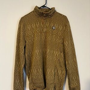 Men's Brown Patterned Sweater
